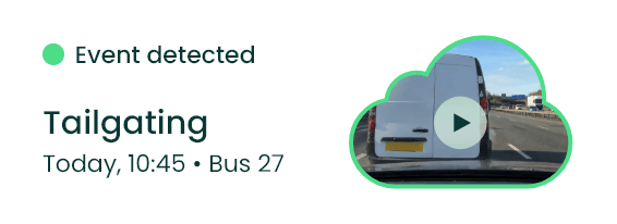 Event detected: tailgating